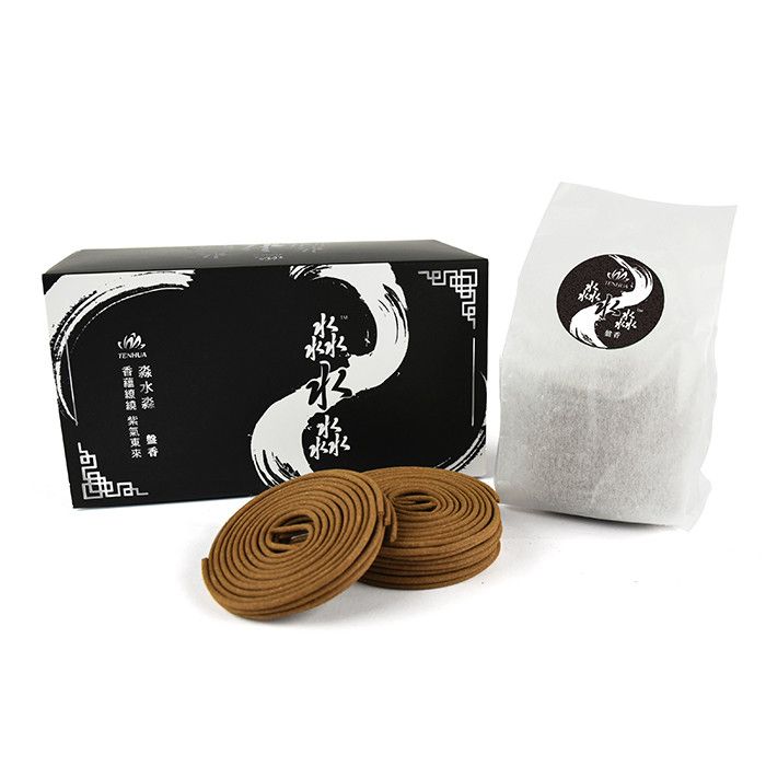 五行開運香品系列—淼水淼盤香|開運五行盤香沉香推薦|檀香沉香天華五行